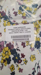 Women's Flower Printed Blouse Top Size 8