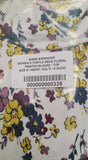 Women's Flower Printed Blouse Top Size 8