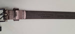 Women's Holly Skinny Metallic Belt Size M