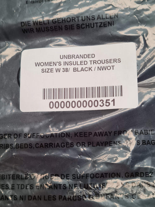 Women's Warming Trousers Size W38