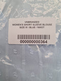 Women's Short Sleeve Blouse Size M