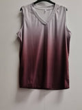 Women's V Neck T-Shirt Size L