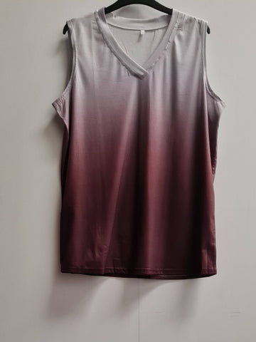 Women's V Neck T-Shirt Size L