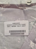 Women's V Neck T-Shirt Size L