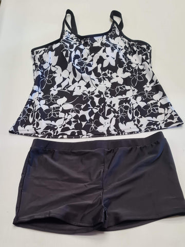 Women's Tankini 2 Piece Swimsuit Size XL