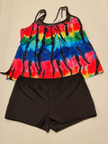 Women's Tankini 2 Piece Swimsuit Size XXL