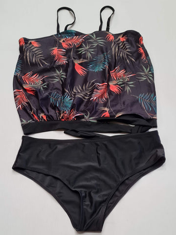 Women's Tankini 2 Piece Swimsuit Size XL