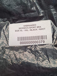 Women's Crop Black Bra Size XL/XXL