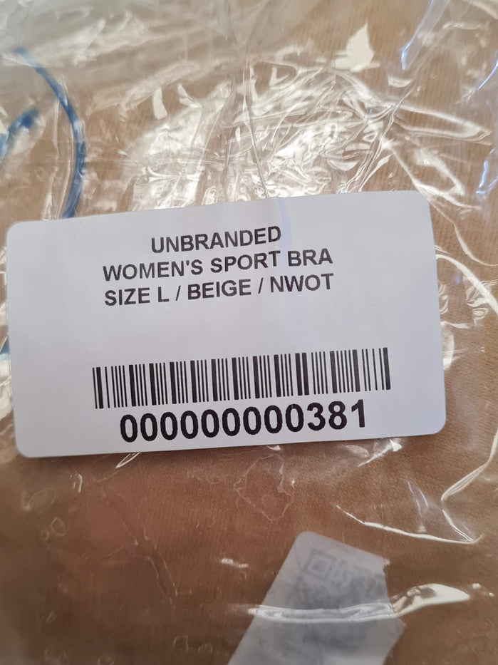 Women's Crop Bra Size L