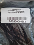 Women's Crop Black Bra Size L