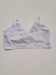 Women's Crop White Bra Size XL/XXL