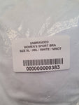 Women's Crop White Bra Size XL/XXL