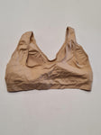 Women's Crop Beige Bra Size XL/XXL