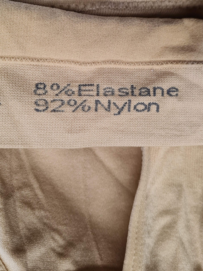 Women's Crop Beige Bra Size XL/XXL