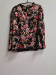 Women's Satin Puff Sleeve Top Size 16