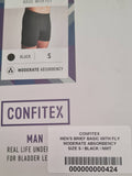 Men's Brief With Fly Incntinence Moderate Absorbency Size S