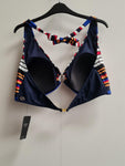 Stripe Bikini Top Bra Size 26