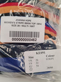 Stripe Bikini Top Bra Size 26