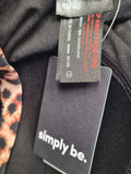 Leopard Print One Piece Swimsuit Size 10