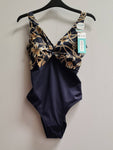 Sorrento Curve Plunge Swimsuit Soft Cup Lightly Padded Size 12