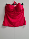 Red Tankini Top Size 44D