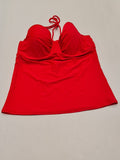 Red Tankini Top Size 44D