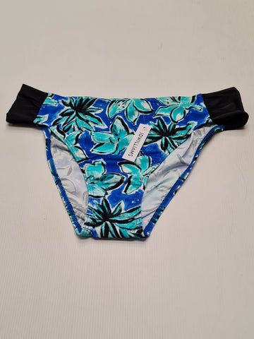 Florar Print Bikini Bottom Brief Size 18