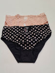 2 Pack Hannah Spot Mesh Briefs Size 12
