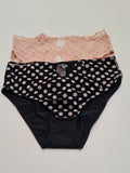 2 Pack Hannah Spot Mesh Briefs Size 12