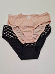 2 Pack Hannah Spot Mesh Briefs Size 12