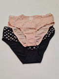 2 Pack Hannah Spot Mesh Briefs Size 12