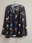 Women's Printed Blouse Top Size12