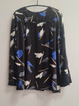 Women's Printed Blouse Top Size12