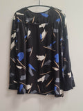 Women's Printed Blouse Top Size12