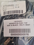 Women's Printed Blouse Top Size12