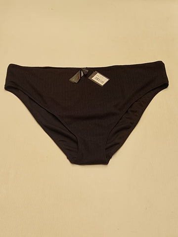 Black Bikini Bottom Brief Size 30