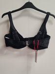 Underwired Black Bikini Top Bra Size 34D