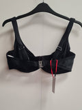 Underwired Black Bikini Top Bra Size 34D