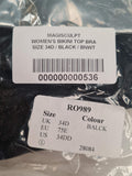Underwired Black Bikini Top Bra Size 34D