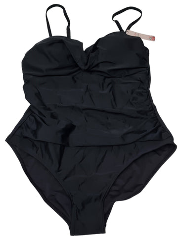 Women Twist-Front One Piece Tummy Control Swimsuits Size XL