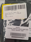 Thermal Fleece Lined Winter Tights Pantyhose Black Size M