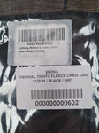 Thermal Fleece Lined Winter Tights Pantyhose Black Size S/M