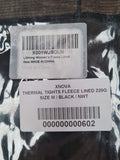 Thermal Fleece Lined Winter Tights Pantyhose Black Size S/M