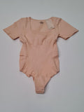 Short Sleeve Thong Back Bodysuit Size 2XL/3XL