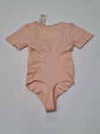 Short Sleeve Thong Back Bodysuit Size 2XL/3XL