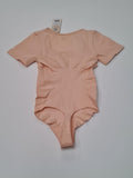 Short Sleeve Thong Back Bodysuit Size 2XL/3XL