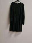 Long Sleeve Square Neck Knee Length Dress Size XL
