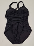 Ruched Tummy Control One Piece Swimsuits Size L  UK 12 - 14