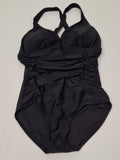 Ruched Tummy Control One Piece Swimsuits Size L  UK 12 - 14