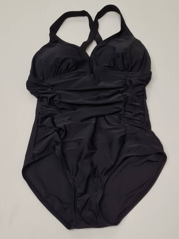 Ruched Tummy Control One Piece Swimsuits Size XL  UK 14 - 16